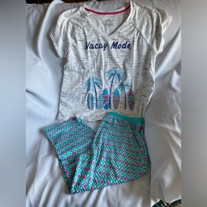 Like new cuddle duds spring summer lounge pJ’s